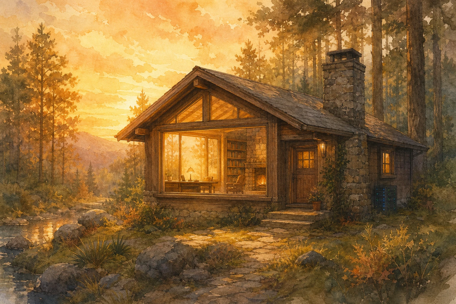 The East Window, Amber's home in Verglas